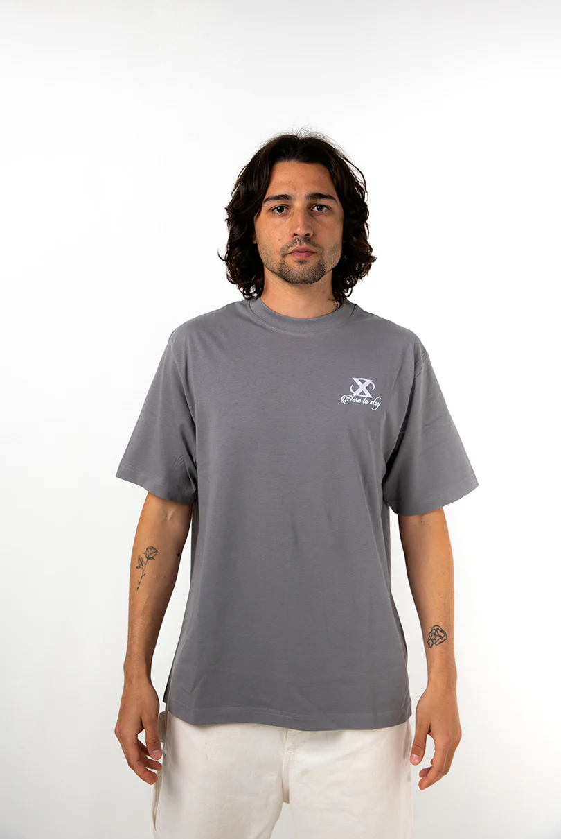 Dark Gray Waves T-Shirt - Image 3