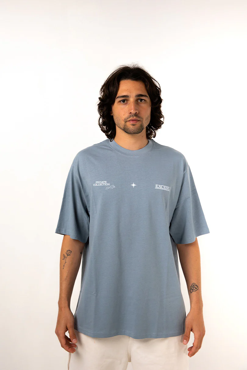 Camiseta Celeste Signature Oversize - Image 3