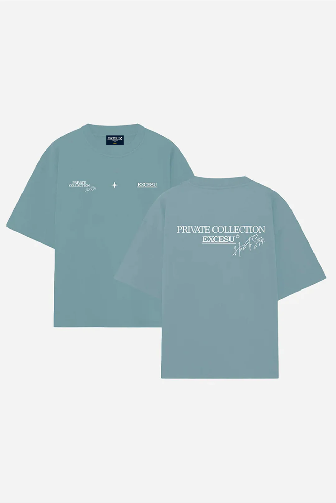 Camiseta Celeste Signature Oversize - Image 6