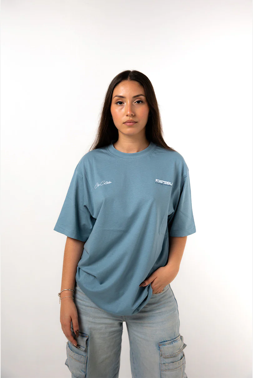 Oversized T-shirt Classy Teal - Image 3