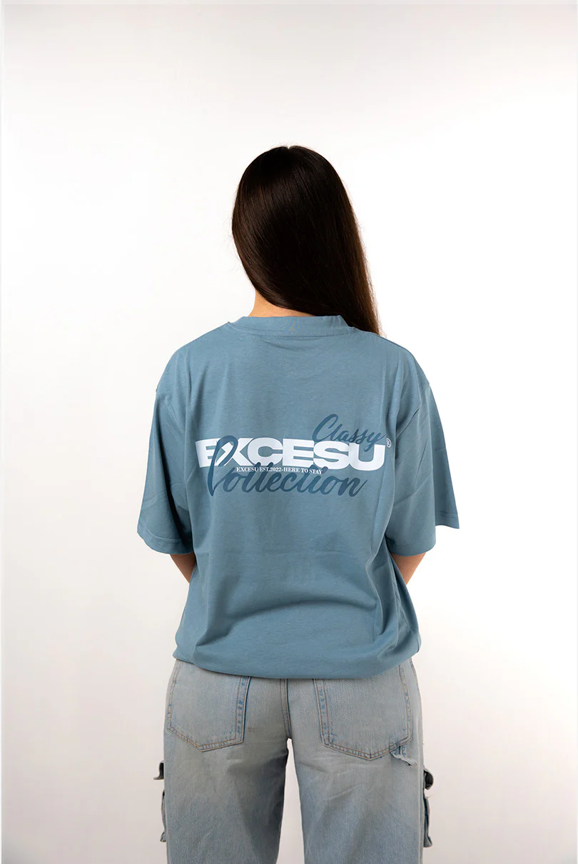 Oversized T-shirt Classy Teal - Image 4
