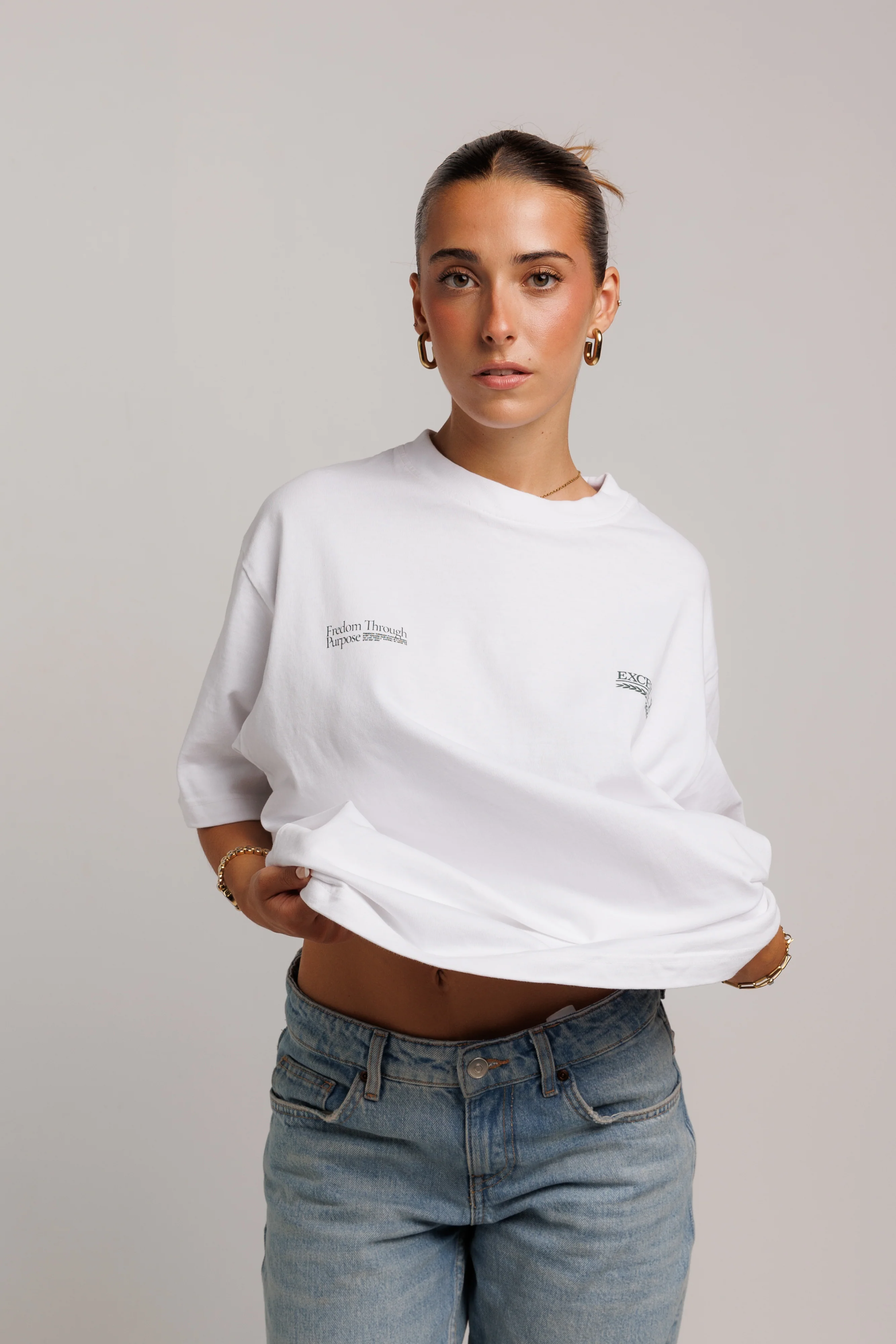 Focus is a Currency White T-shirt - Image 7