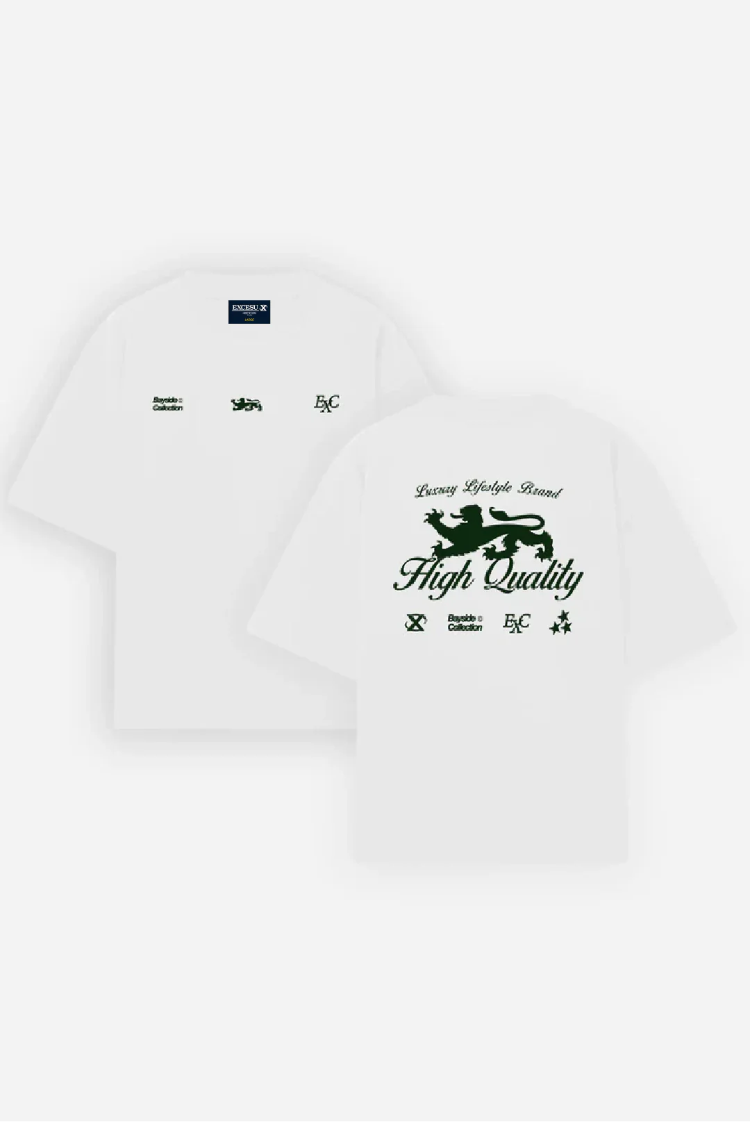 Light Grey Lion T-Shirt - Image 7