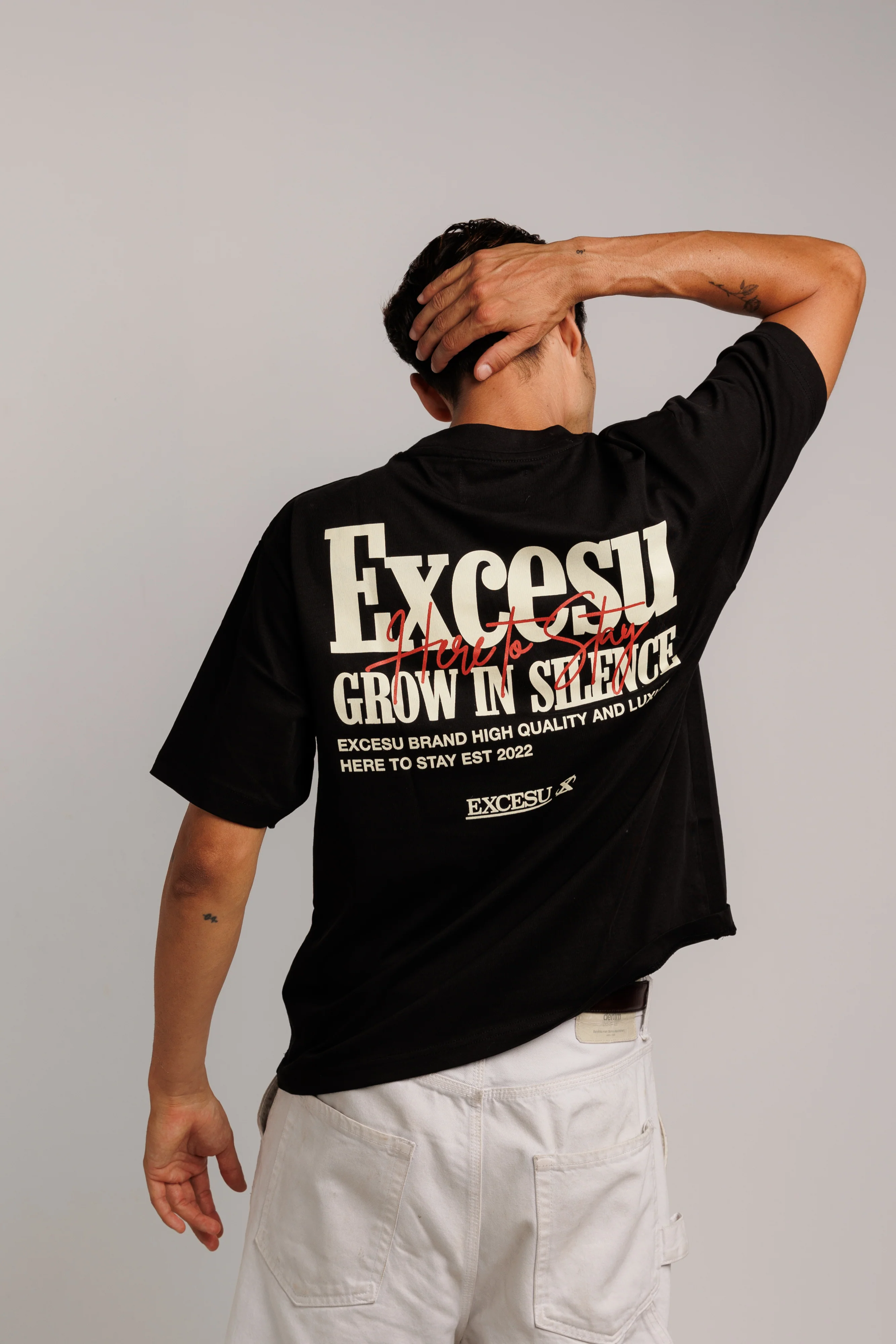 Grow in Silence Black T-shirt - Image 2