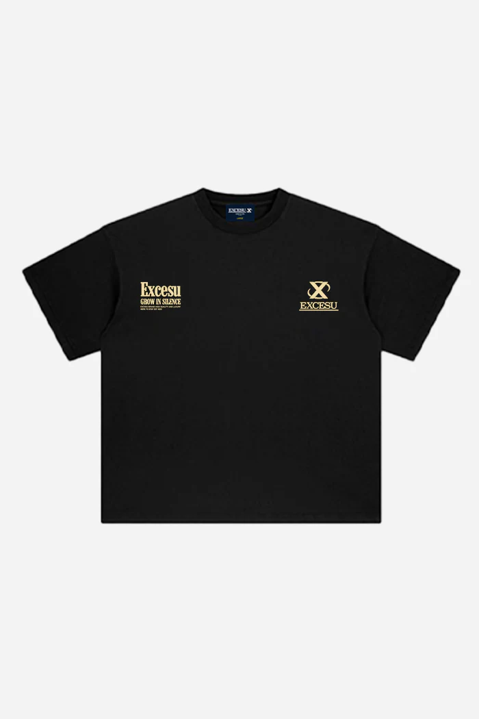 Grow in Silence Black T-shirt - Image 3