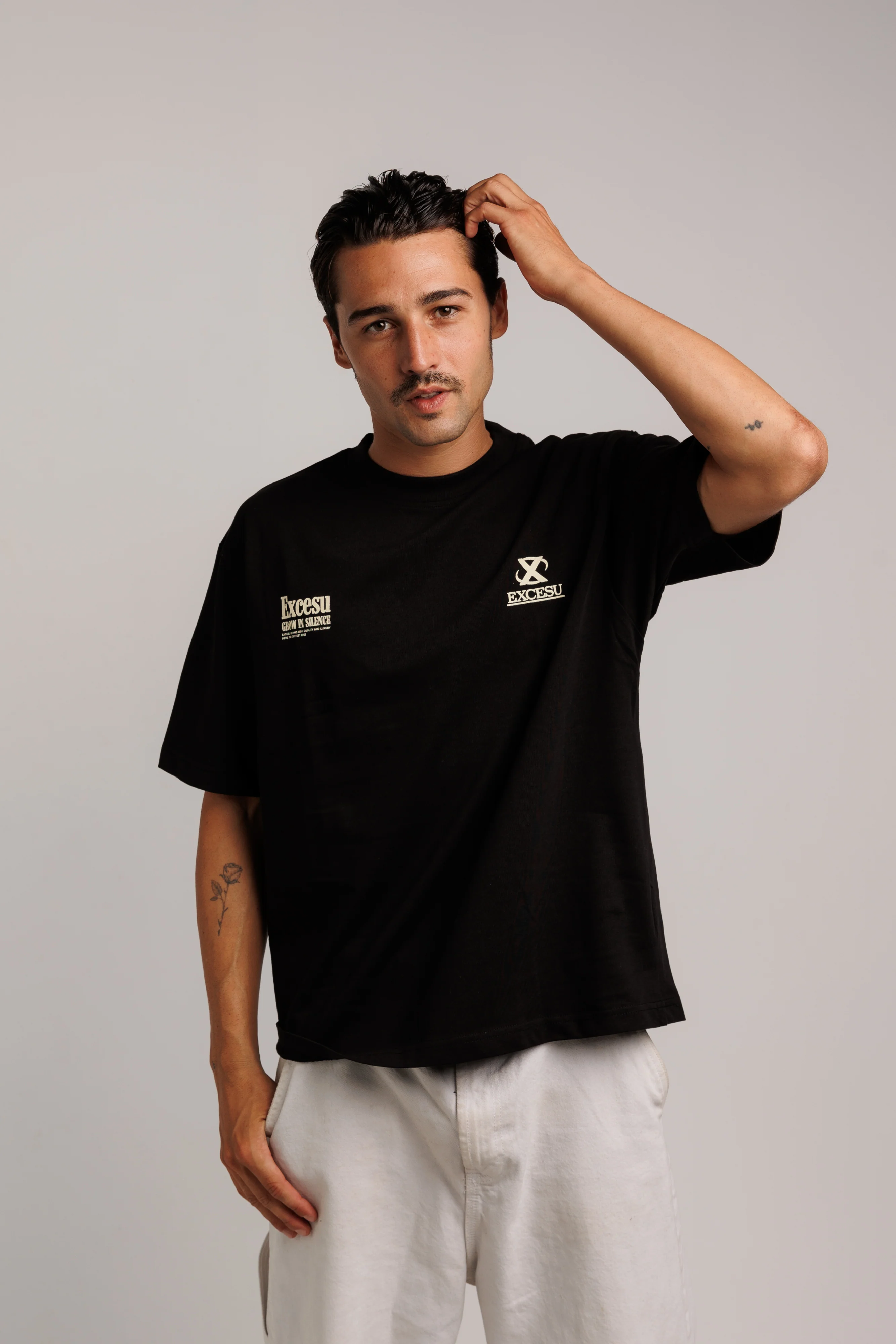Grow in Silence Black T-shirt - Image 4
