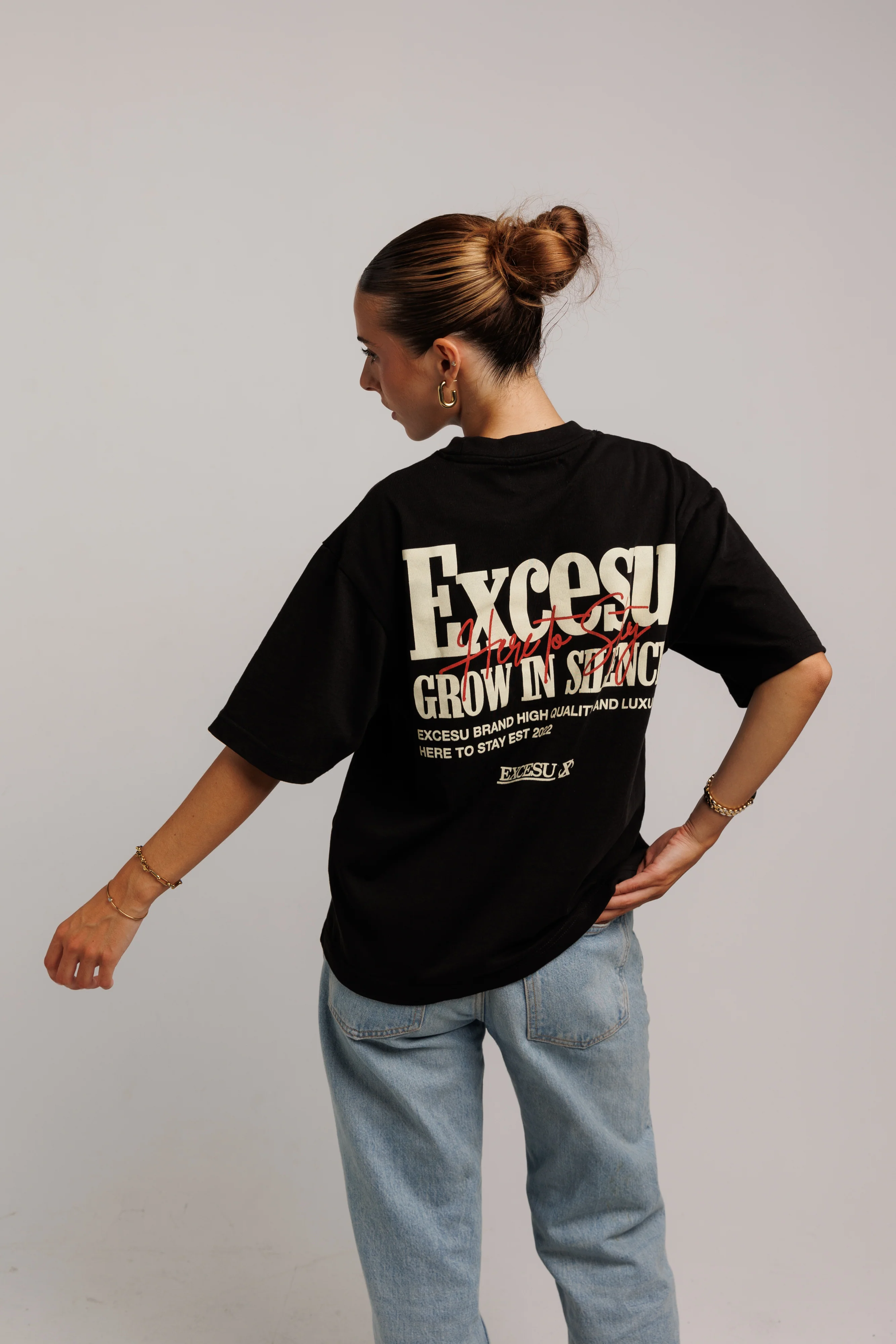 Grow in Silence Black T-shirt - Image 6