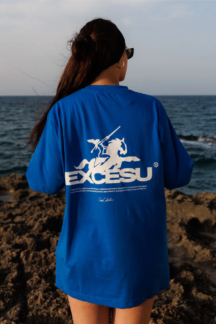 Electric Blue Horse T-shirt - Image 6