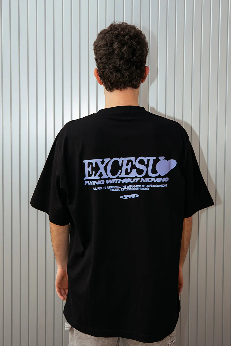 Black Oversized Valentine's Day T-shirt - Image 4