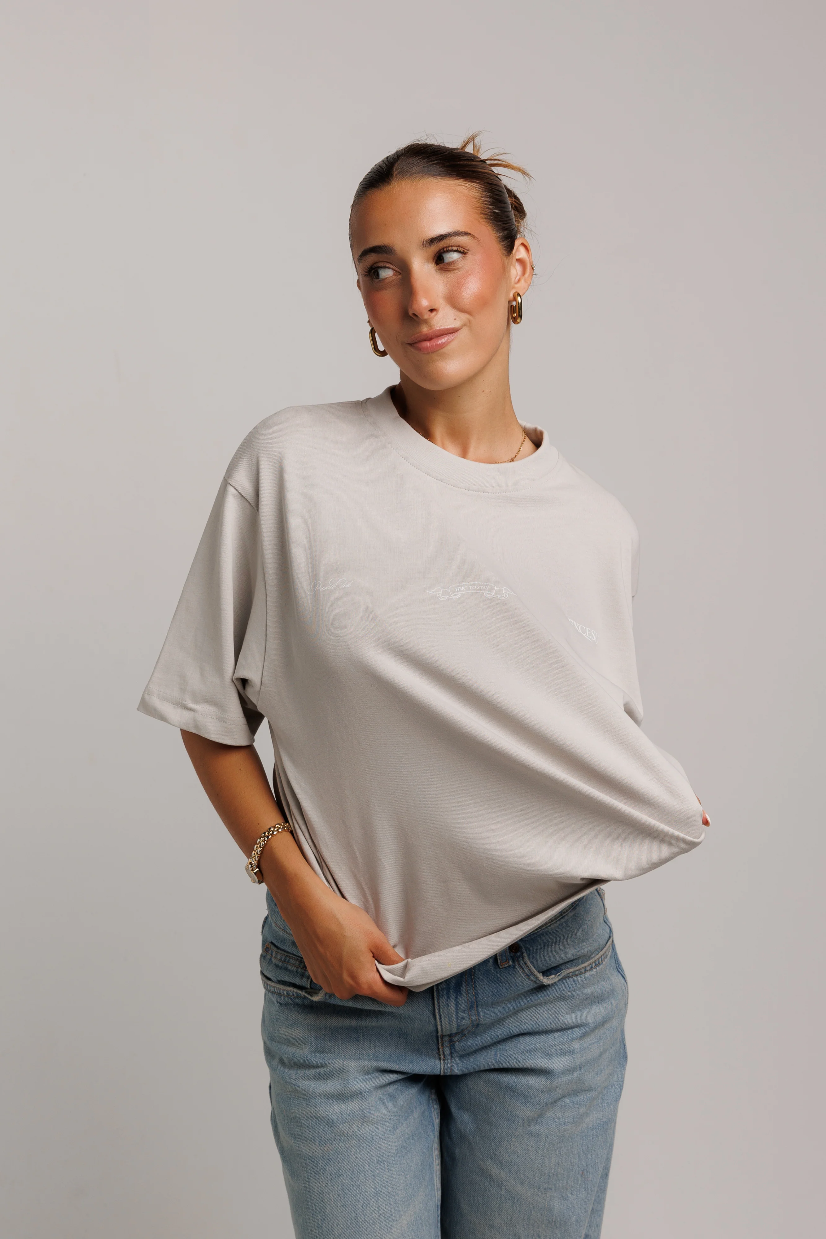 Gray Ribbon T-shirt - Image 7