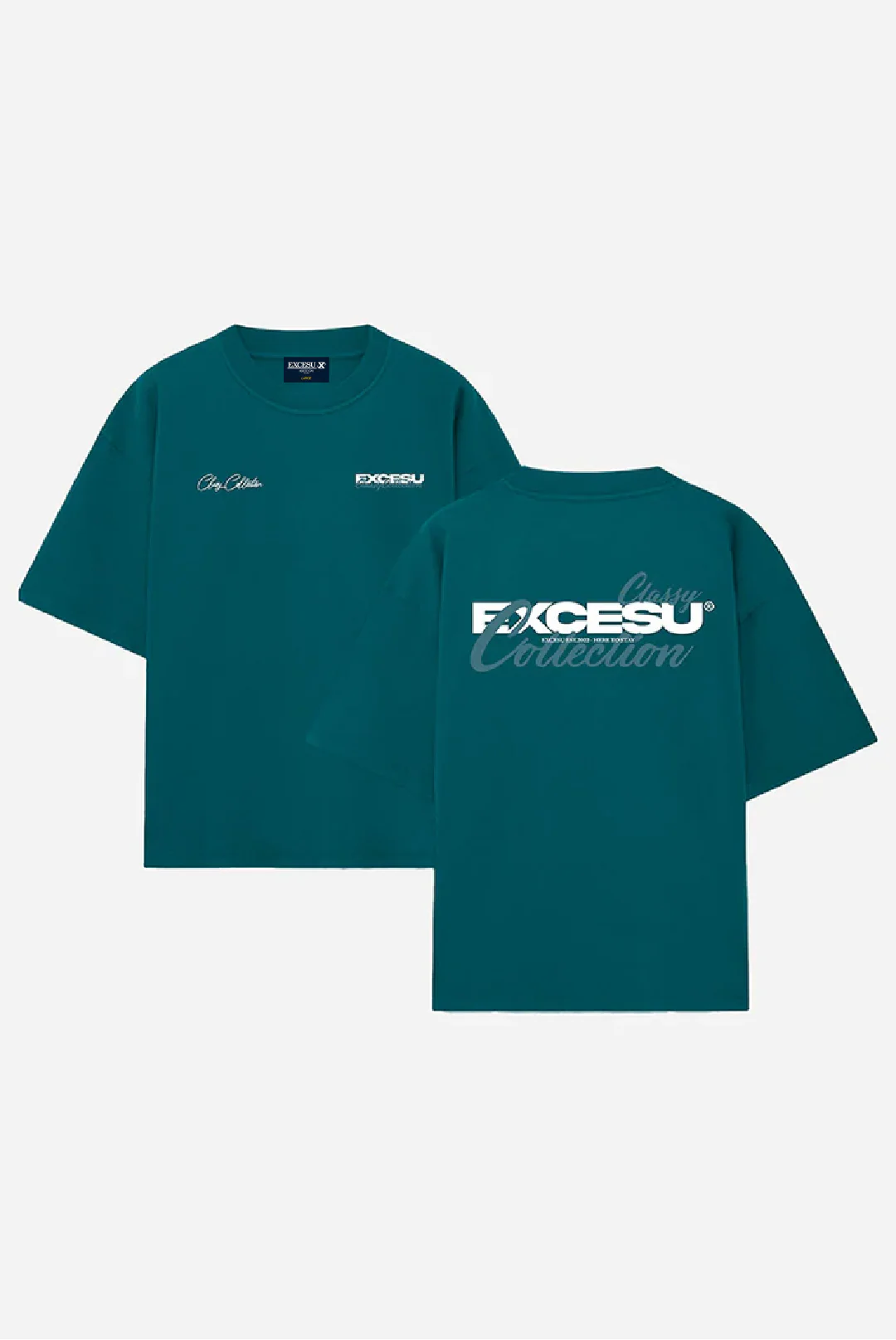 Green Classy Oversized T-shirt - Image 8