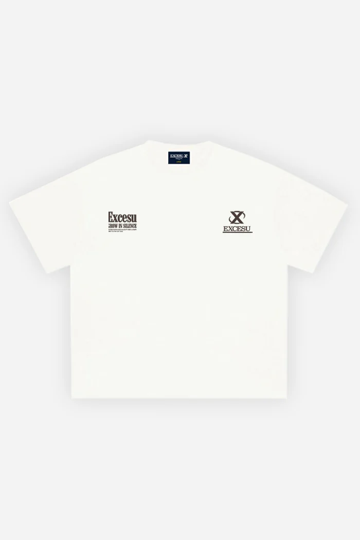 Grow In Silence Blanco Roto T-Shirt - Image 3