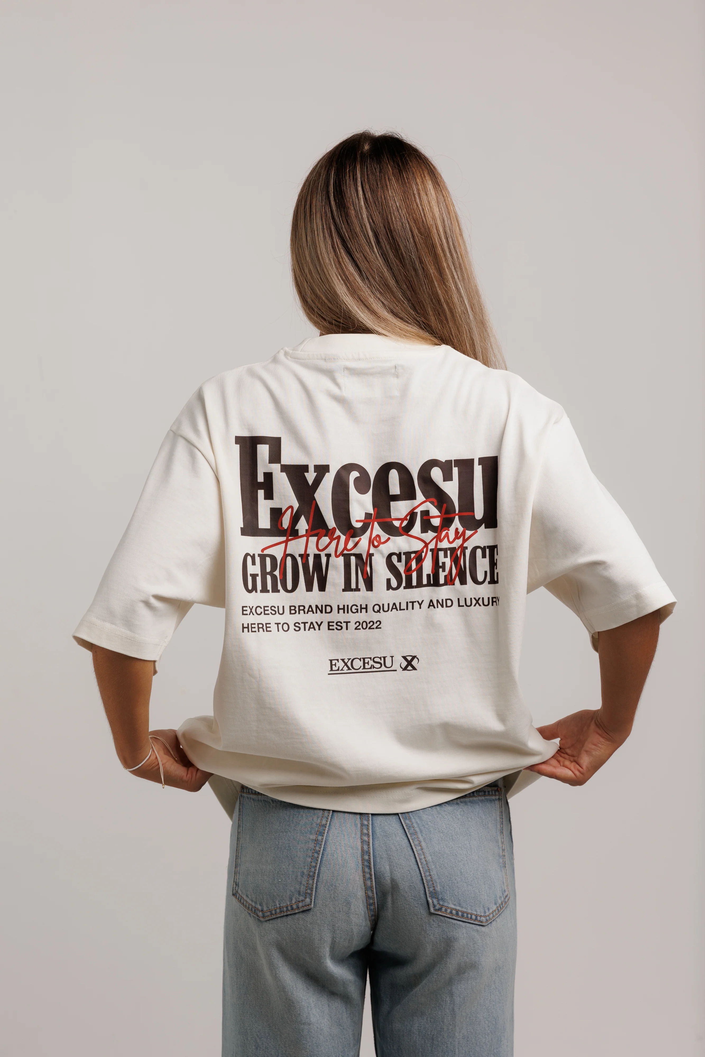 Grow In Silence Blanco Roto T-Shirt - Image 7