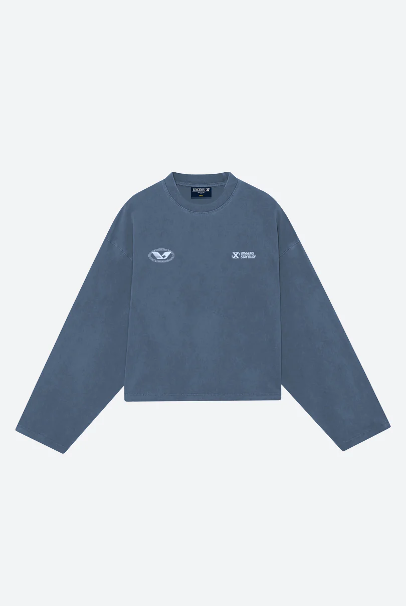 Crewneck Aviation Washed Blue - Image 3