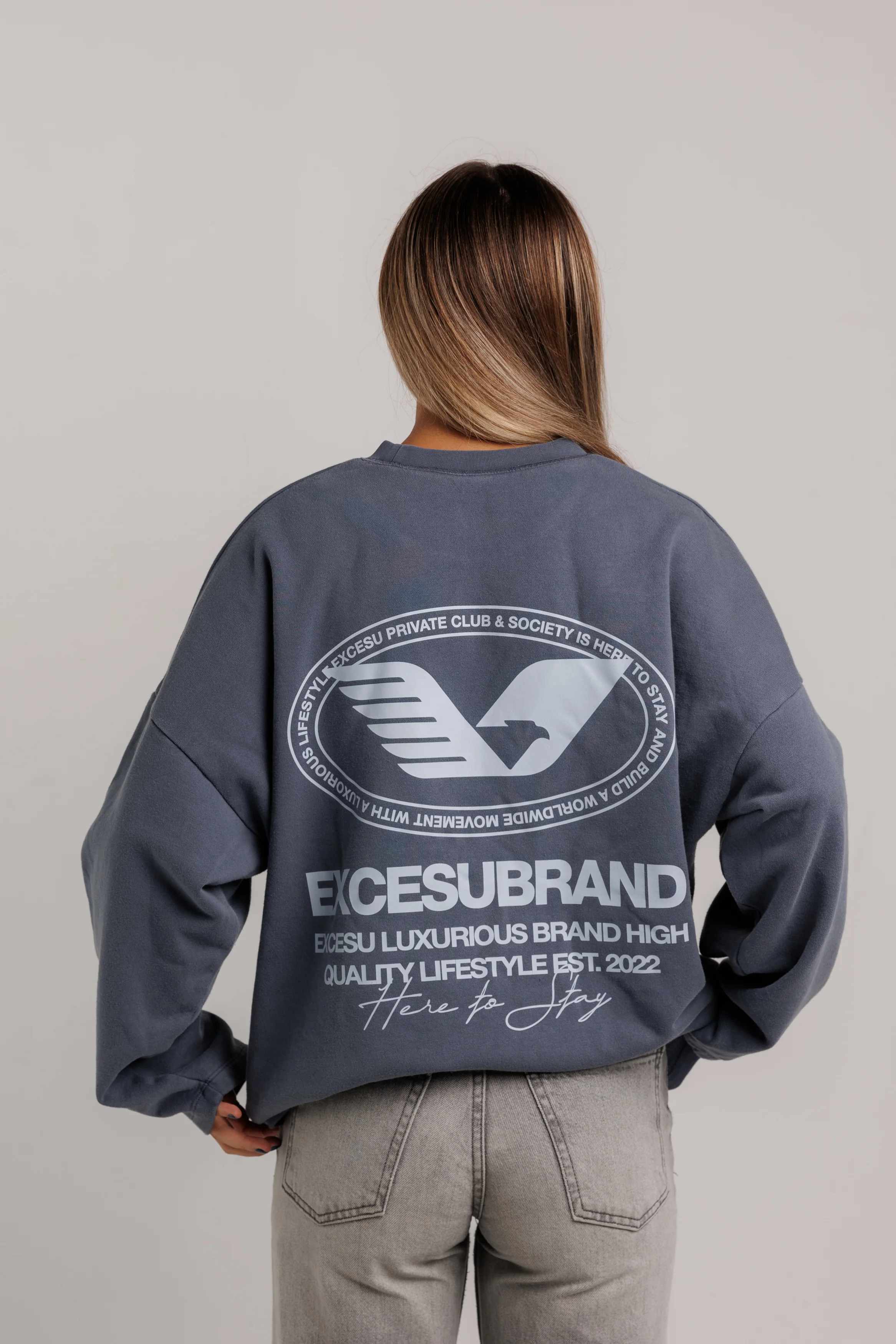 Crewneck Aviation Washed Blue - Image 5