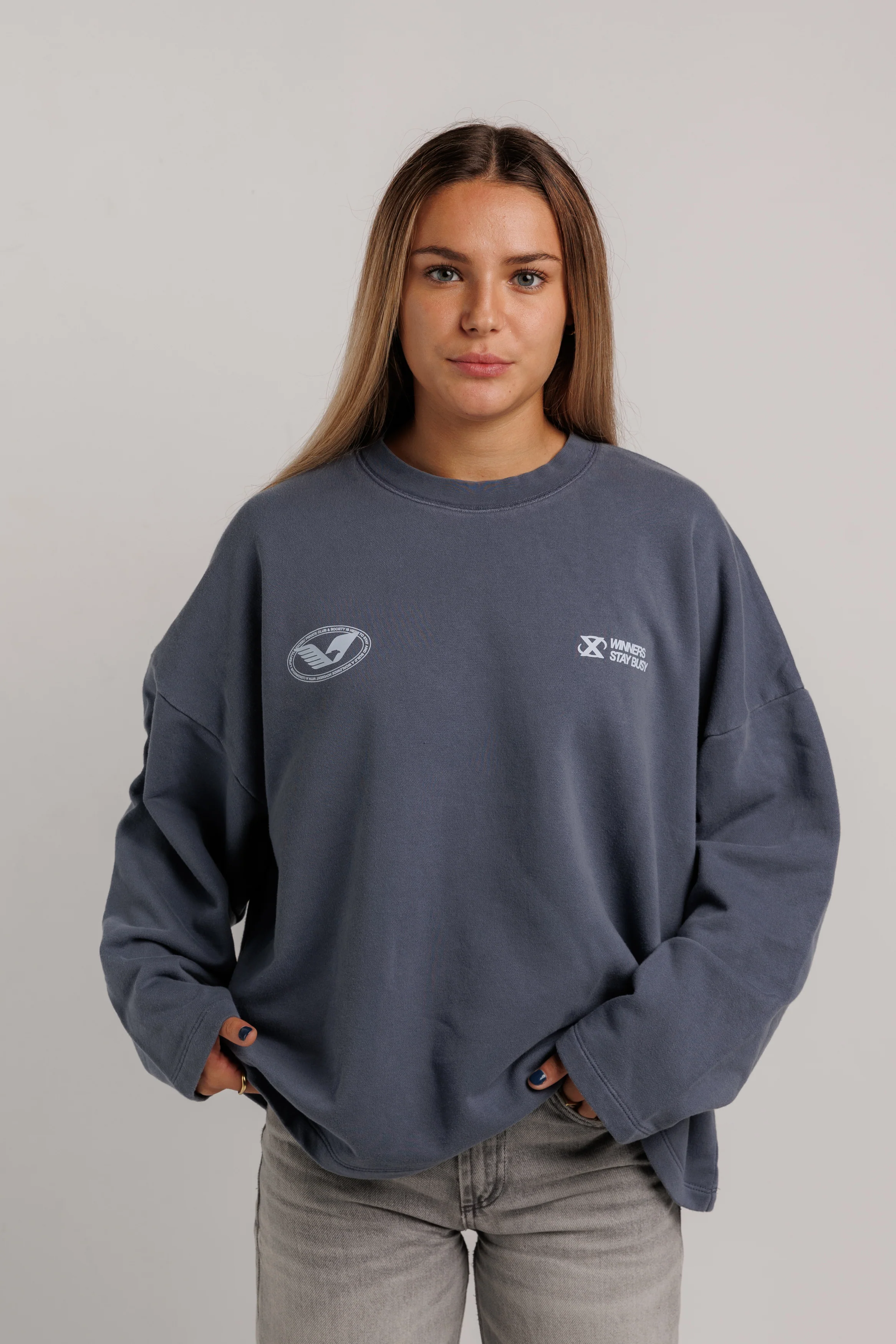 Crewneck Aviation Washed Blue - Image 6
