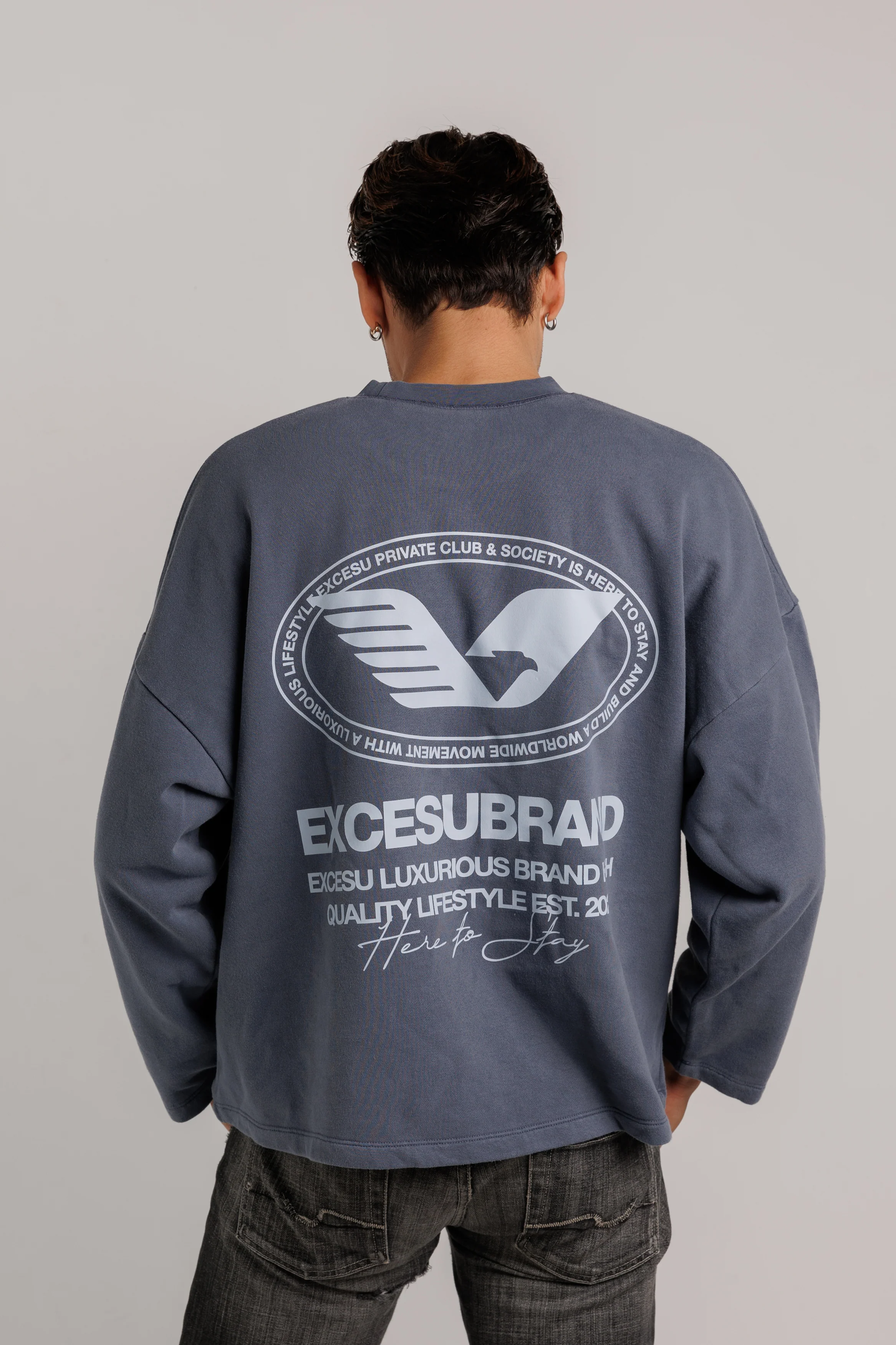 Crewneck Aviation Washed Blue - Image 7