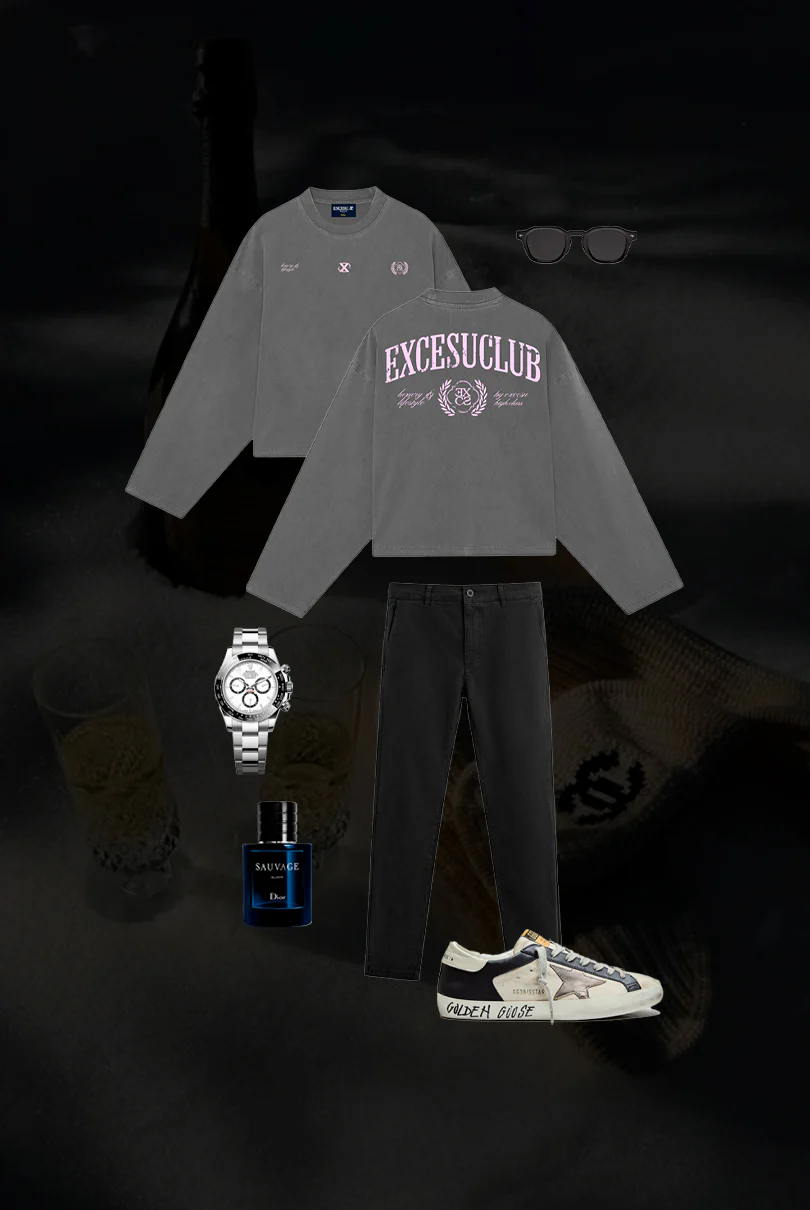 Crewneck EXCESU Club Grey - Image 5