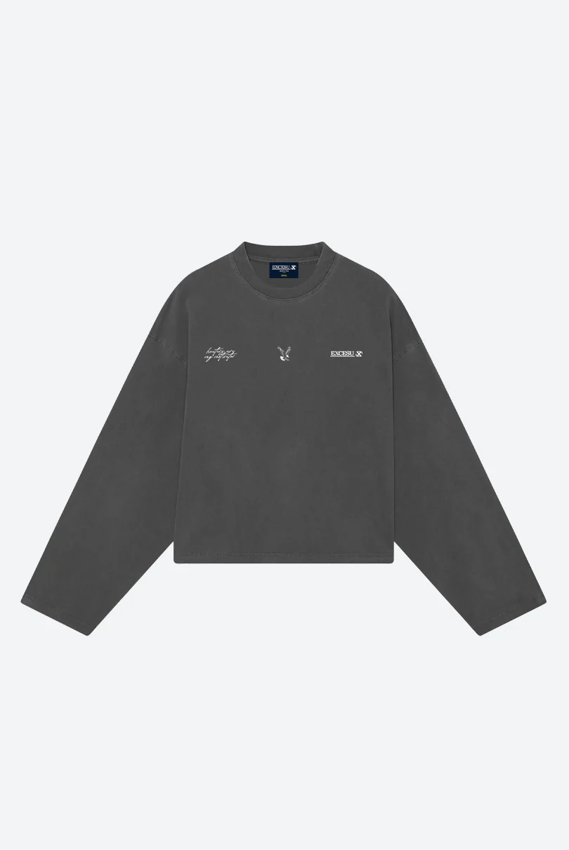 Crewneck Haters Motivation Dark Grey - Image 3