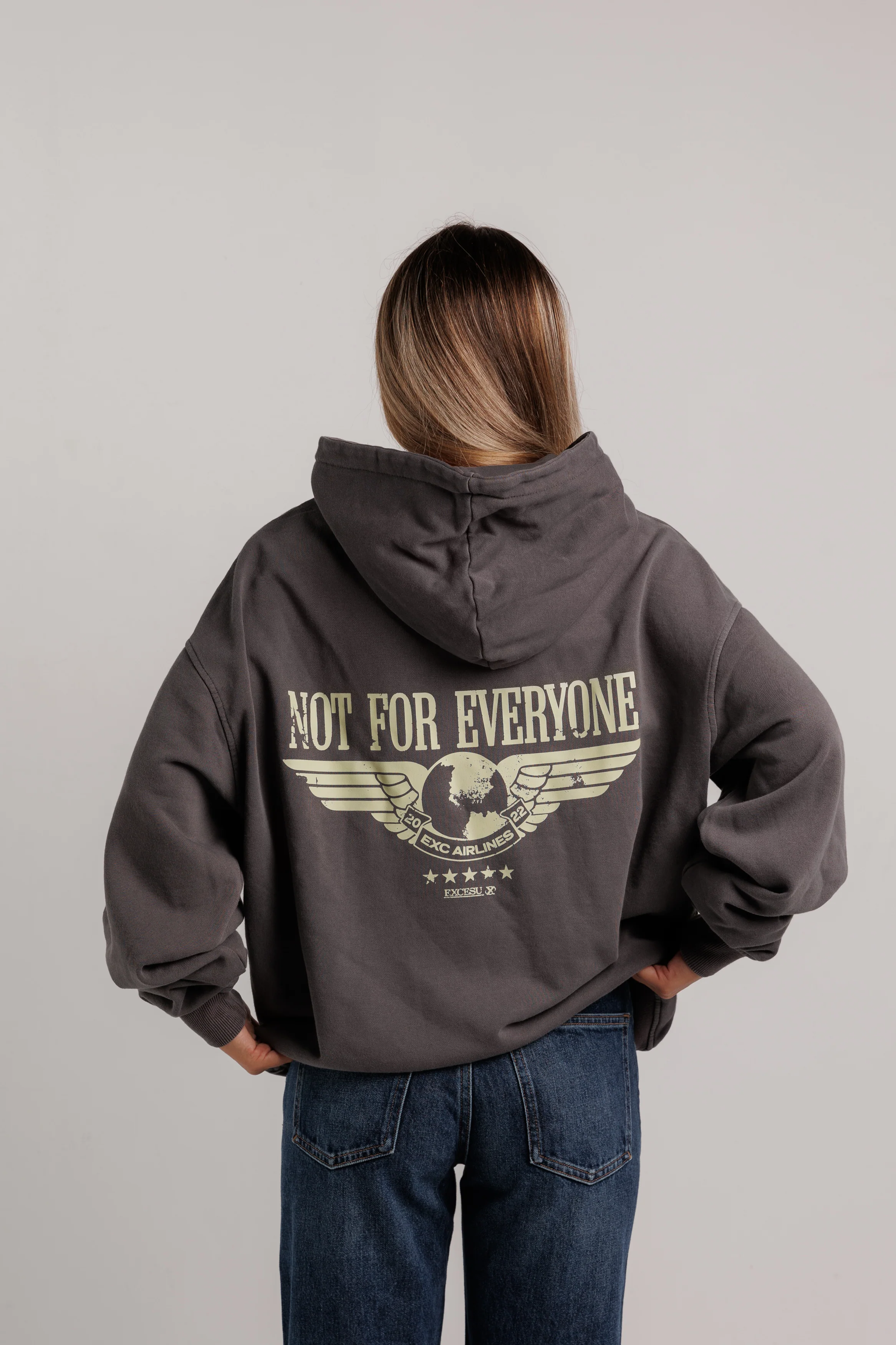 Dark Grey Not for Everyone Hoodie - Image 5
