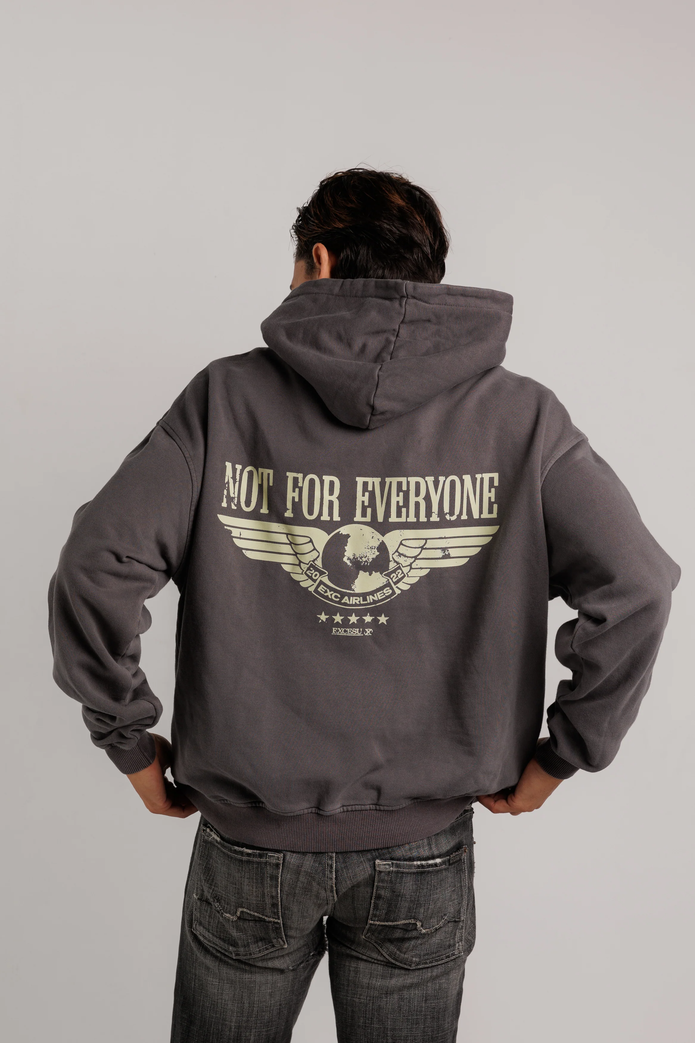 Dark Grey Not for Everyone Hoodie - Image 6