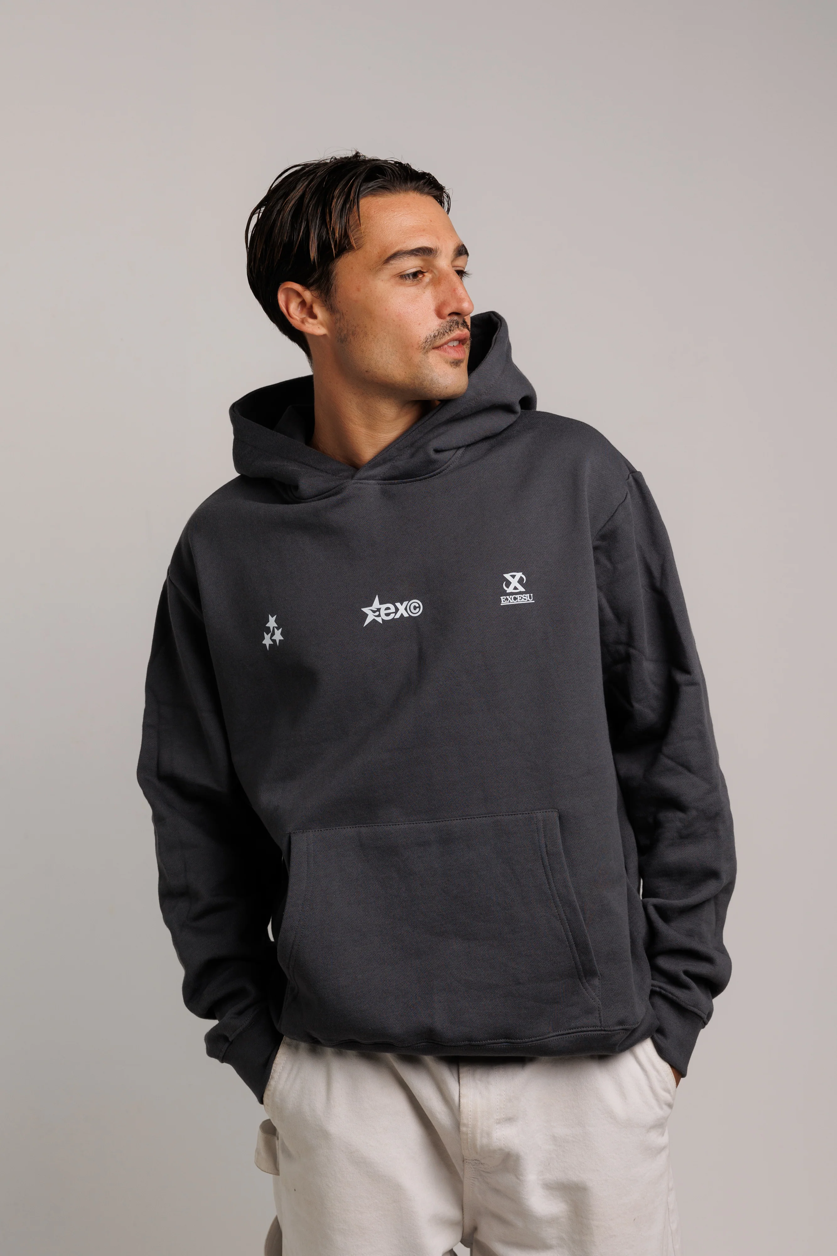 EXC Dark Gray Hoodie - Image 4
