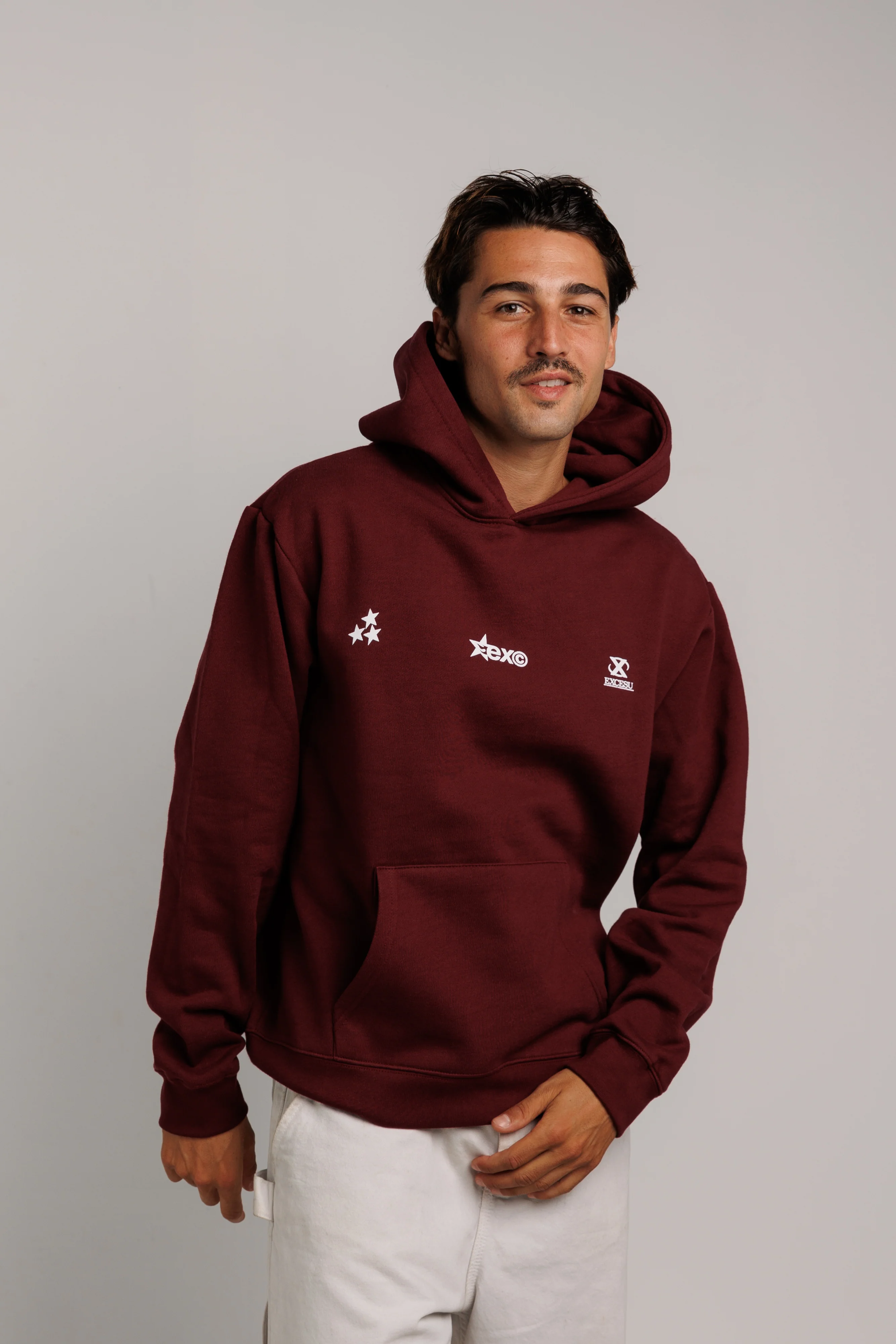 EXC Burgundy Hoodie - Image 4