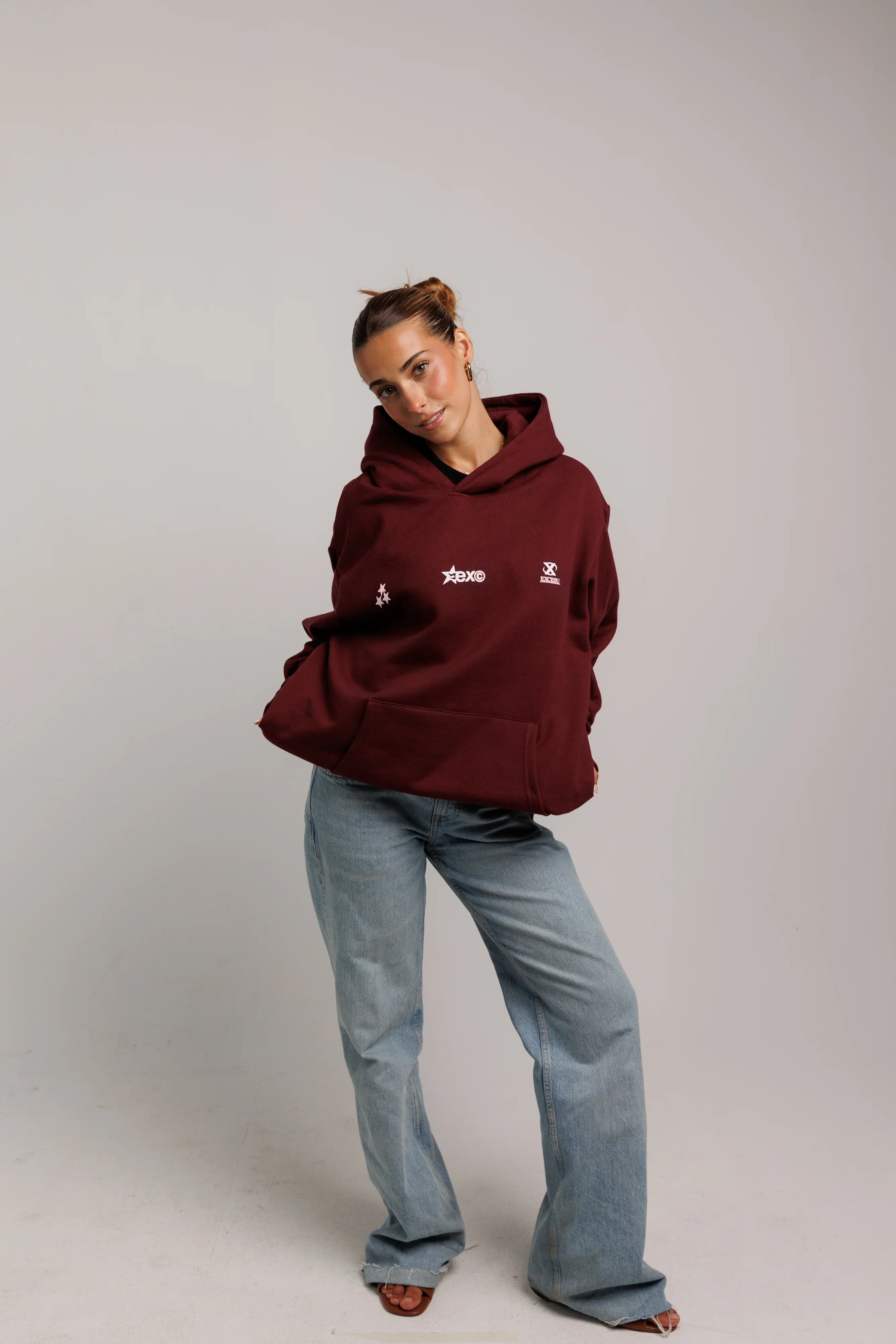 EXC Burgundy Hoodie - Image 7