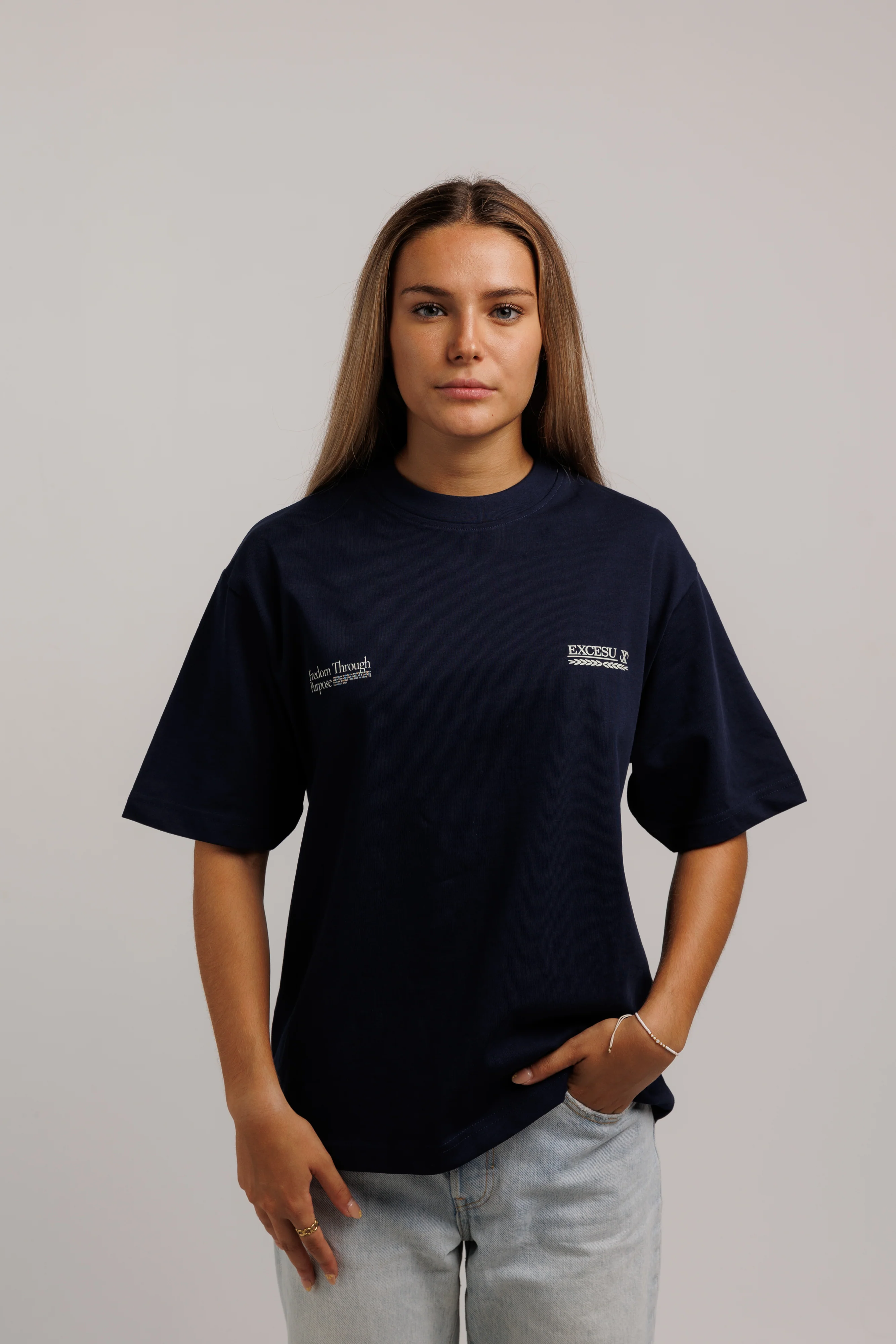 Focus is a Currency Navy T-Shirt - Image 7