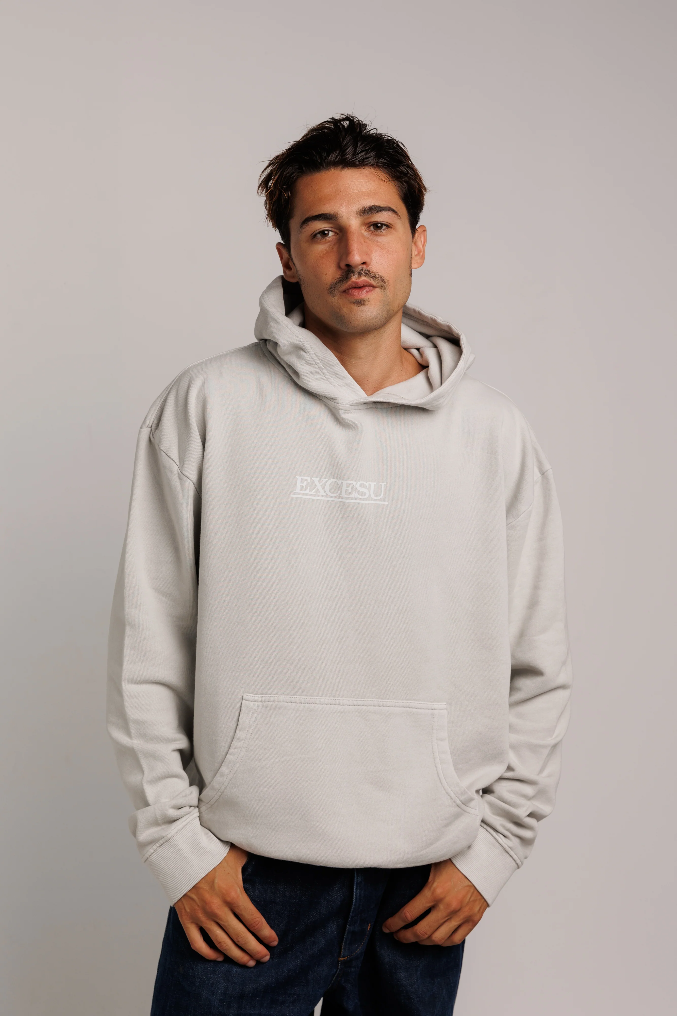 Gray Stop Expecting Hoodie - Image 4