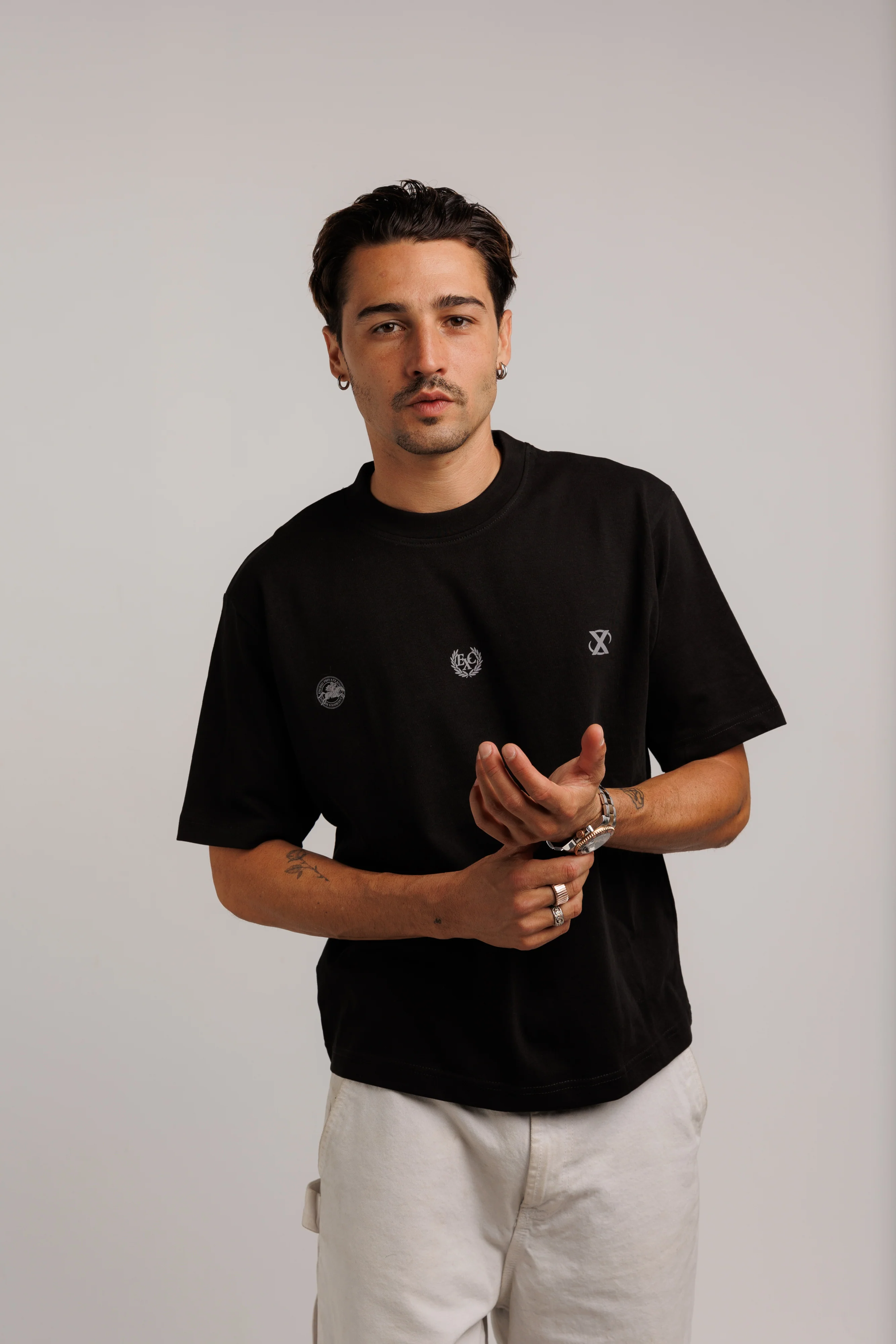 Horse Crown Black T-Shirt - Image 2