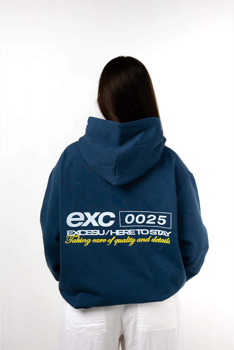 Indigo Blue 0025 Hoodie - Image 4