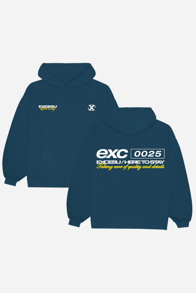 Indigo Blue 0025 Hoodie - Image 7