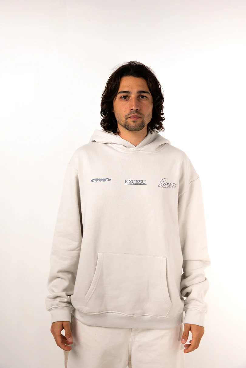 Light Gray Valentine's Day Oversized Hoodie - Image 5