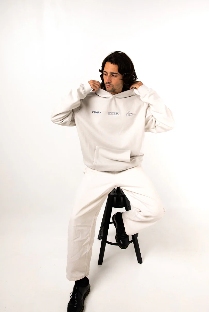 Light Gray Valentine's Day Oversized Hoodie - Image 7