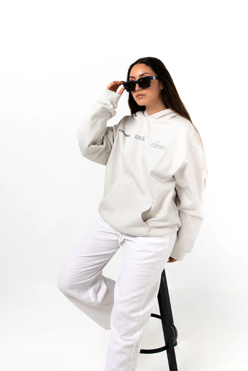 Light Gray Valentine's Day Oversized Hoodie - Image 8