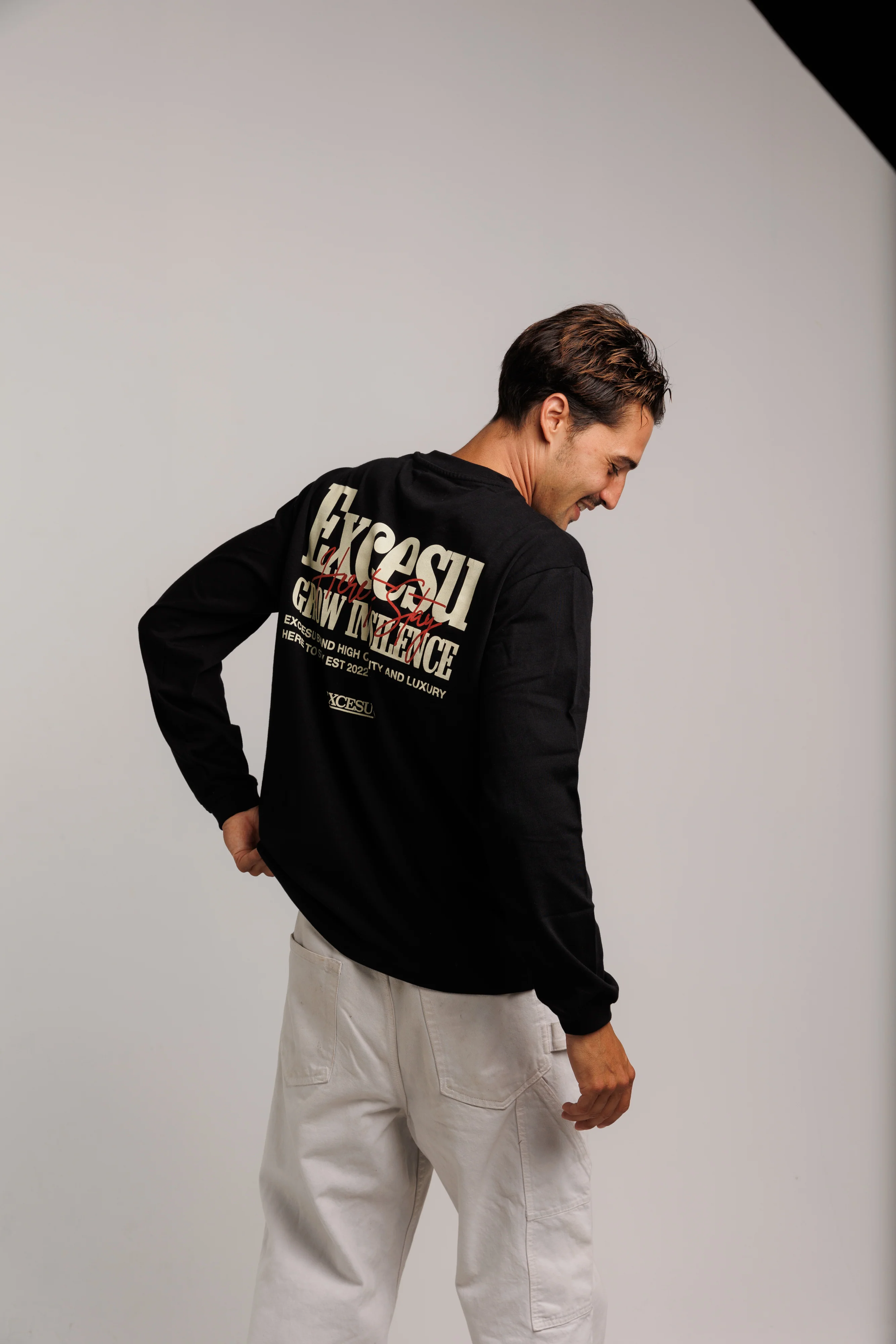 Black Grow In Silence Longsleeve - Image 8
