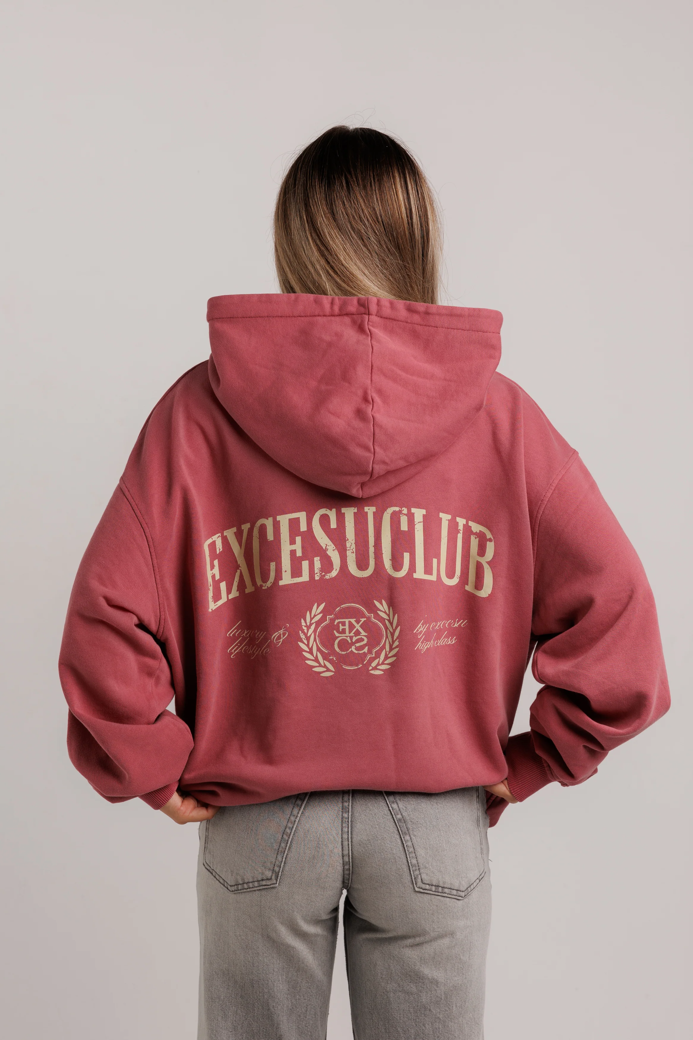 Red Excesu Club Hoodie - Image 6