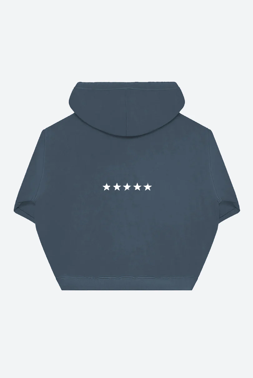 Navy Washed Stars Zip-Up - Image 3