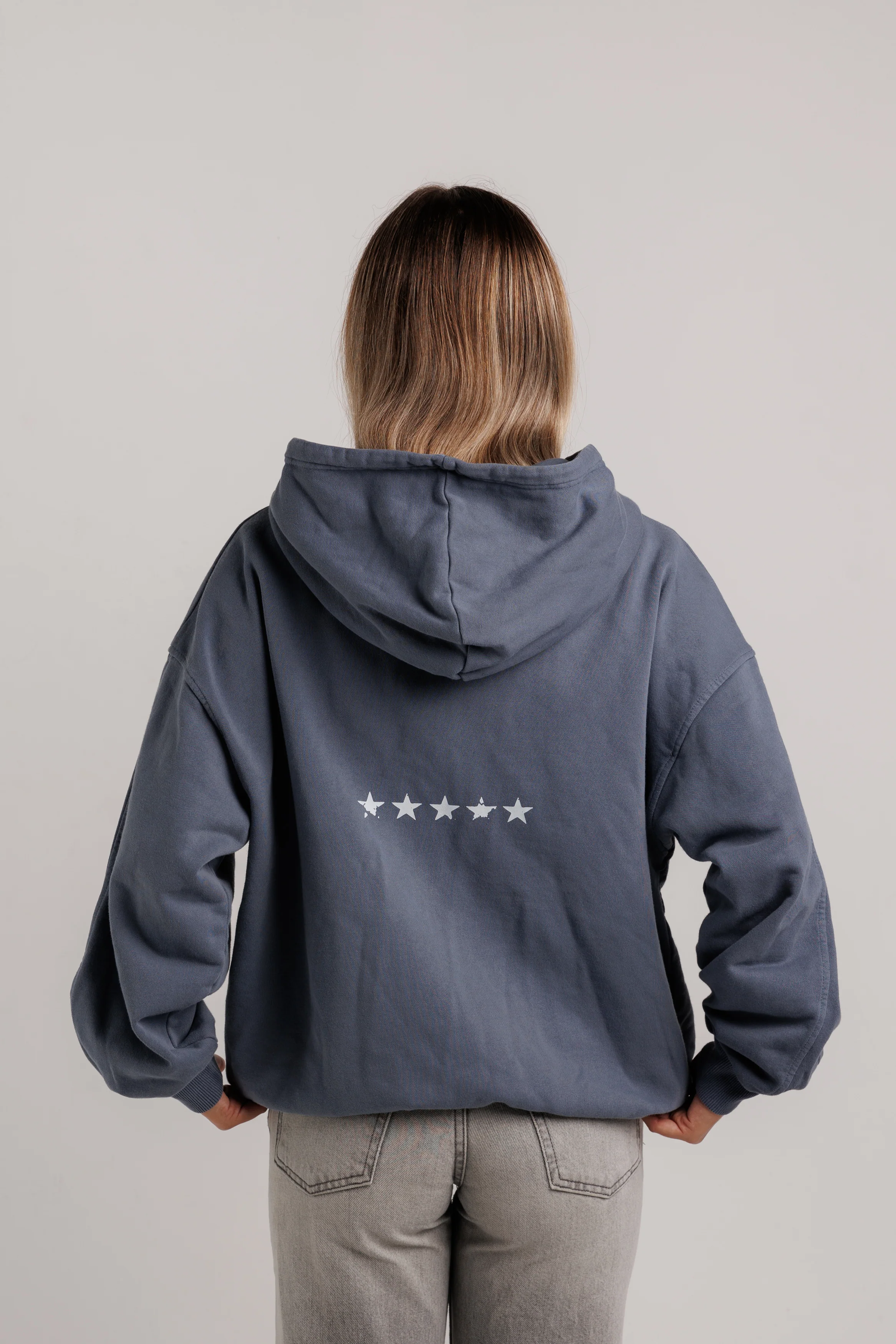 Navy Washed Stars Zip-Up - Image 7