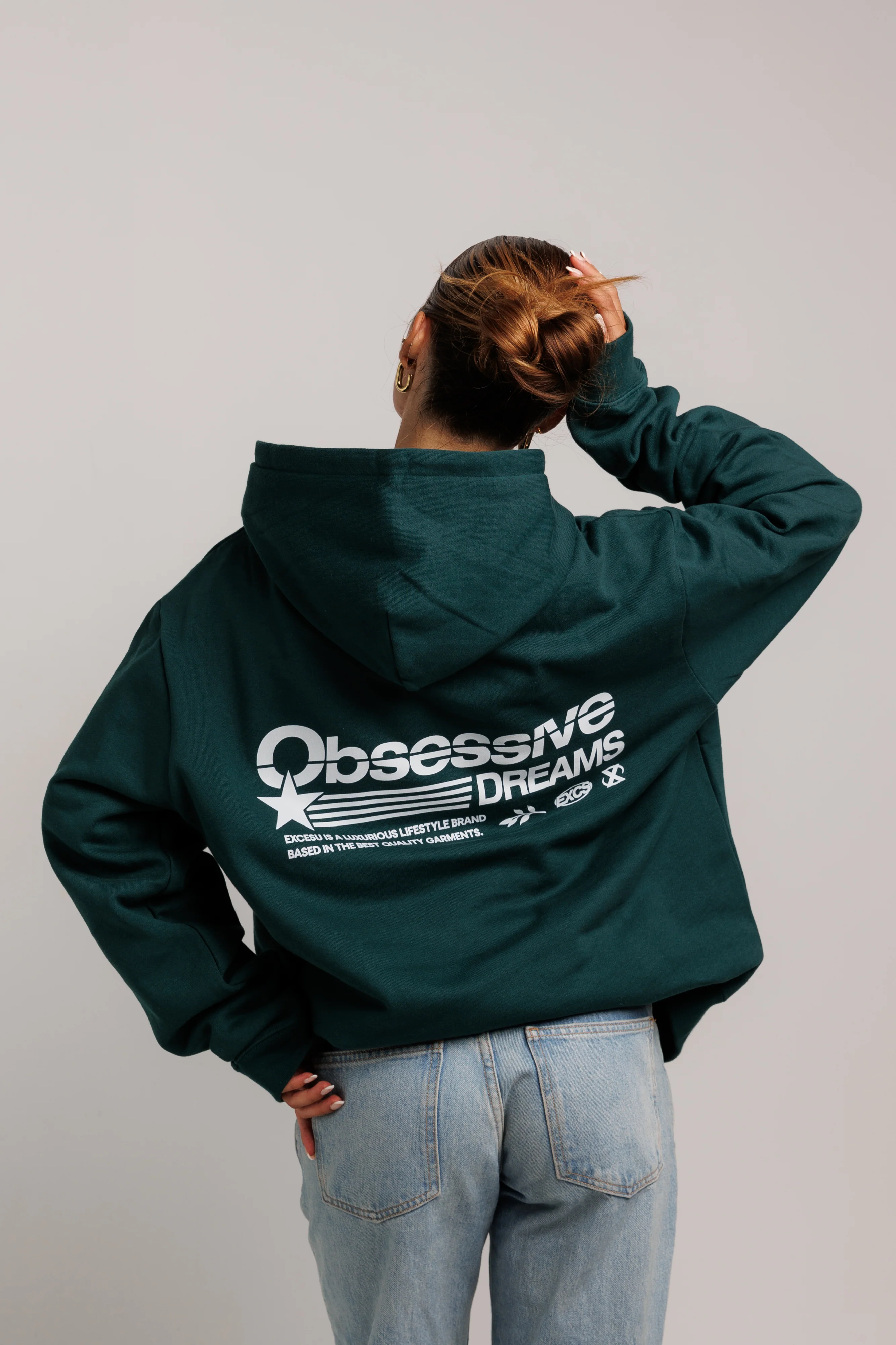 Obsessive Dreams Green Hoodie - Image 6