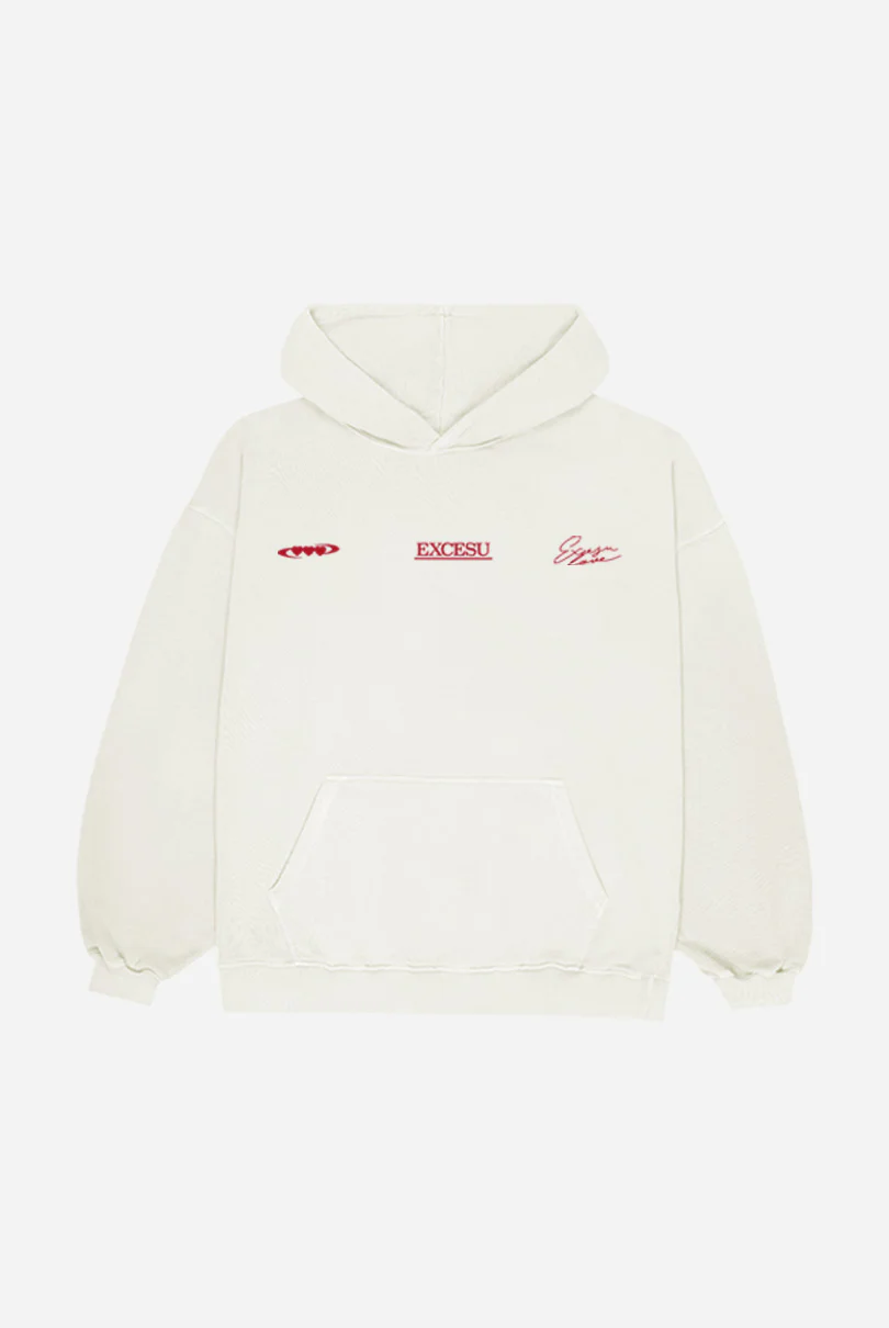 Off White Valentine's Day Oversized Hoodie - Image 3