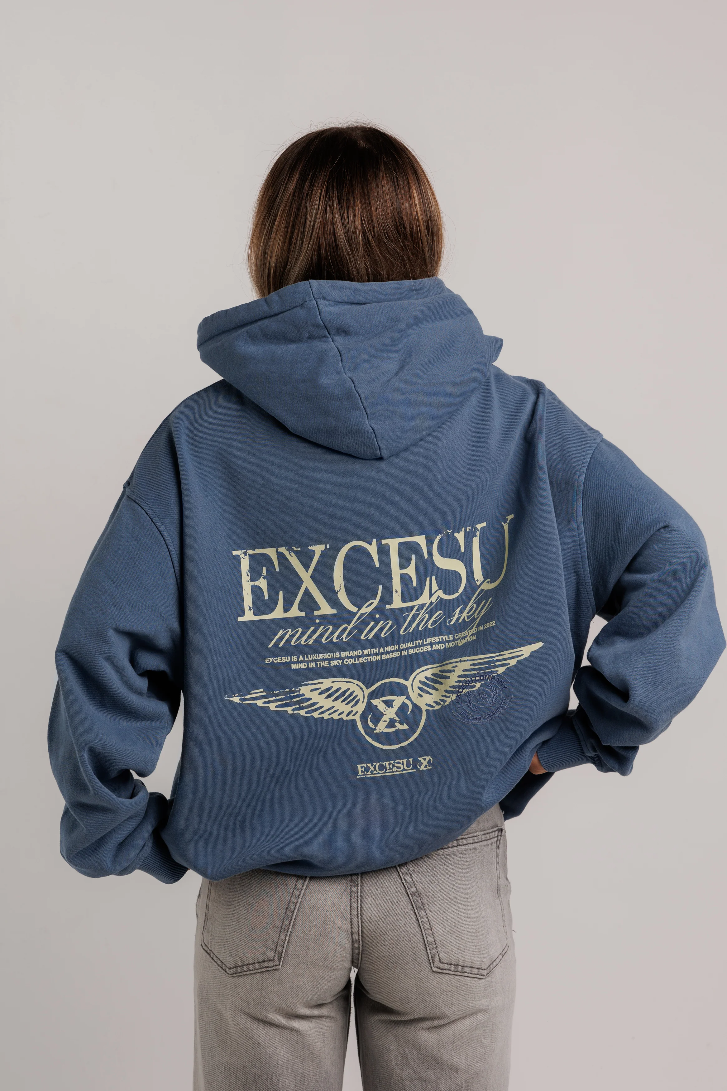 Teal Mind in the Sky Hoodie - Image 5